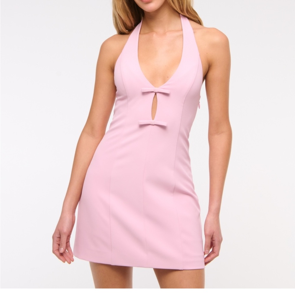 Abercrombie & Fitch Light Pink Backless Dress